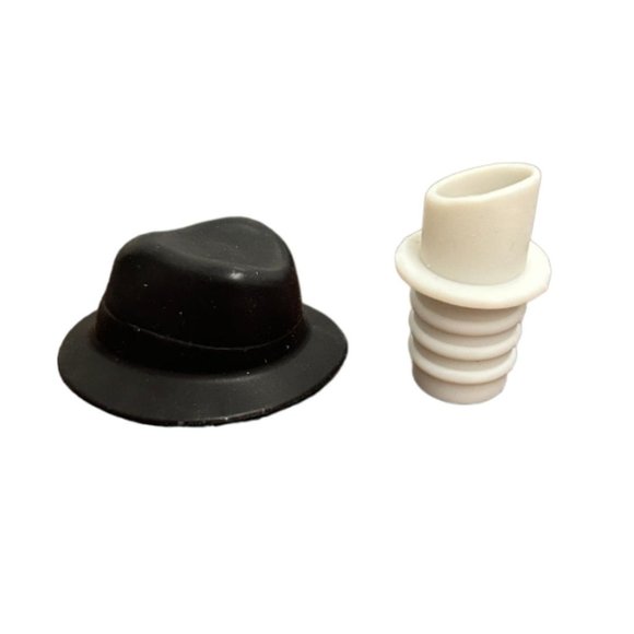 Wine Pourer and Stopper Top Hat 2 Pack - Picture 3 of 4